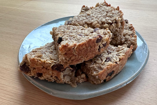 Banana Peanut Butter Flapjacks (Toddler Approved)