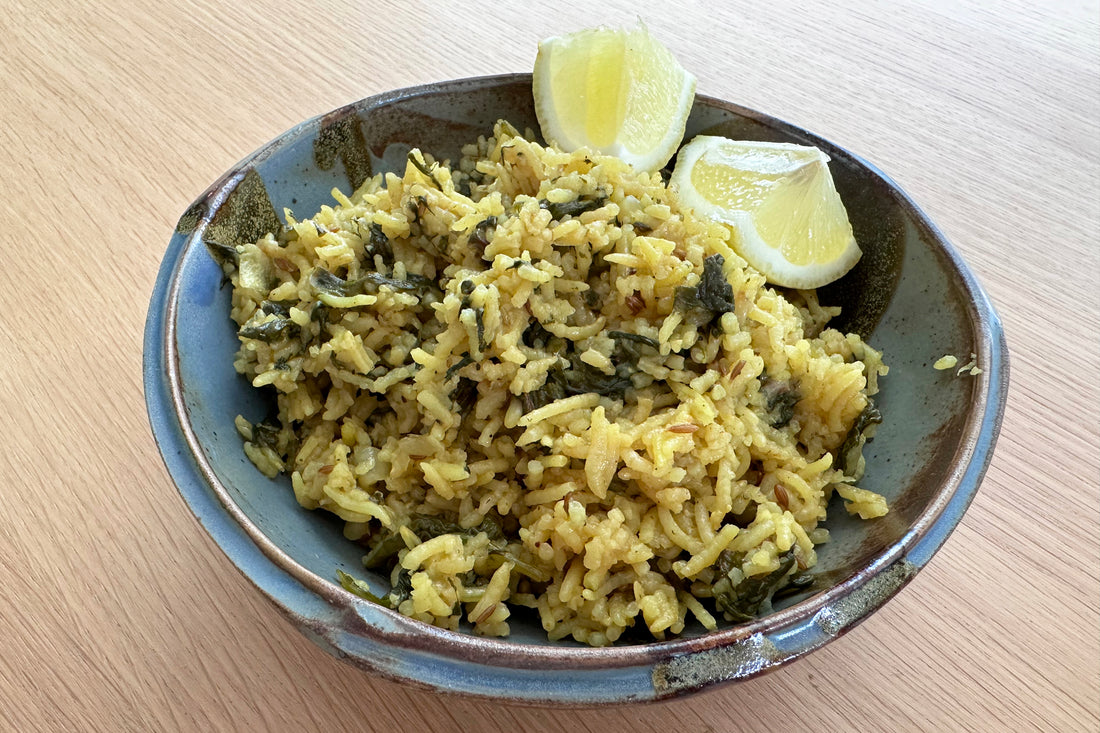 Indian Spinach Rice